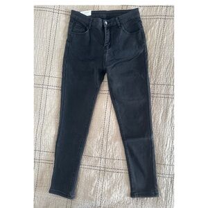 Warm winter jeans with fleece
